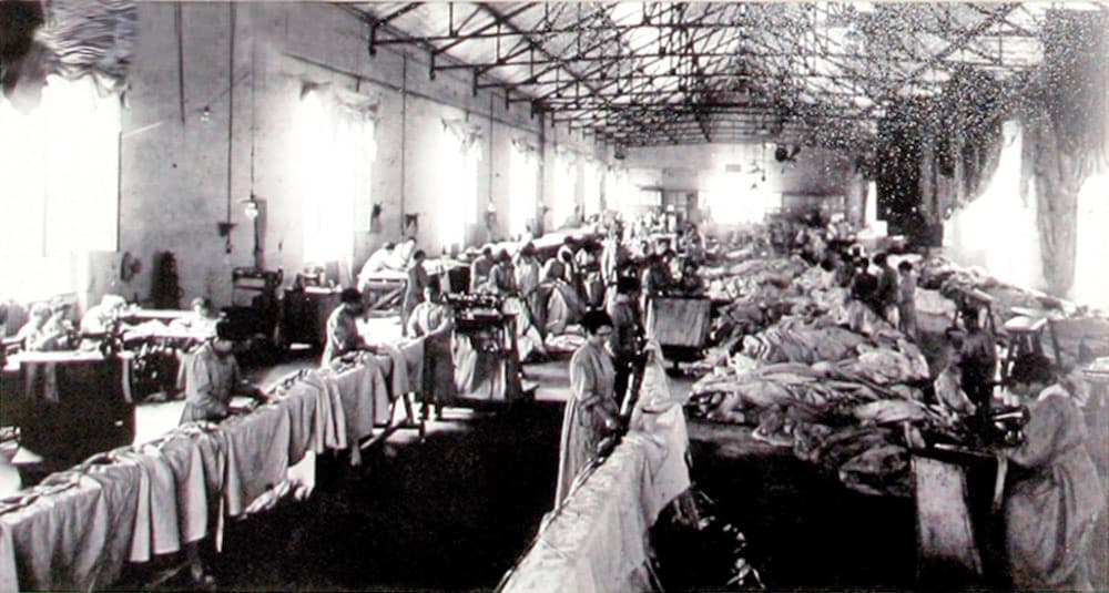 Fabbrica di tele per aeroplani