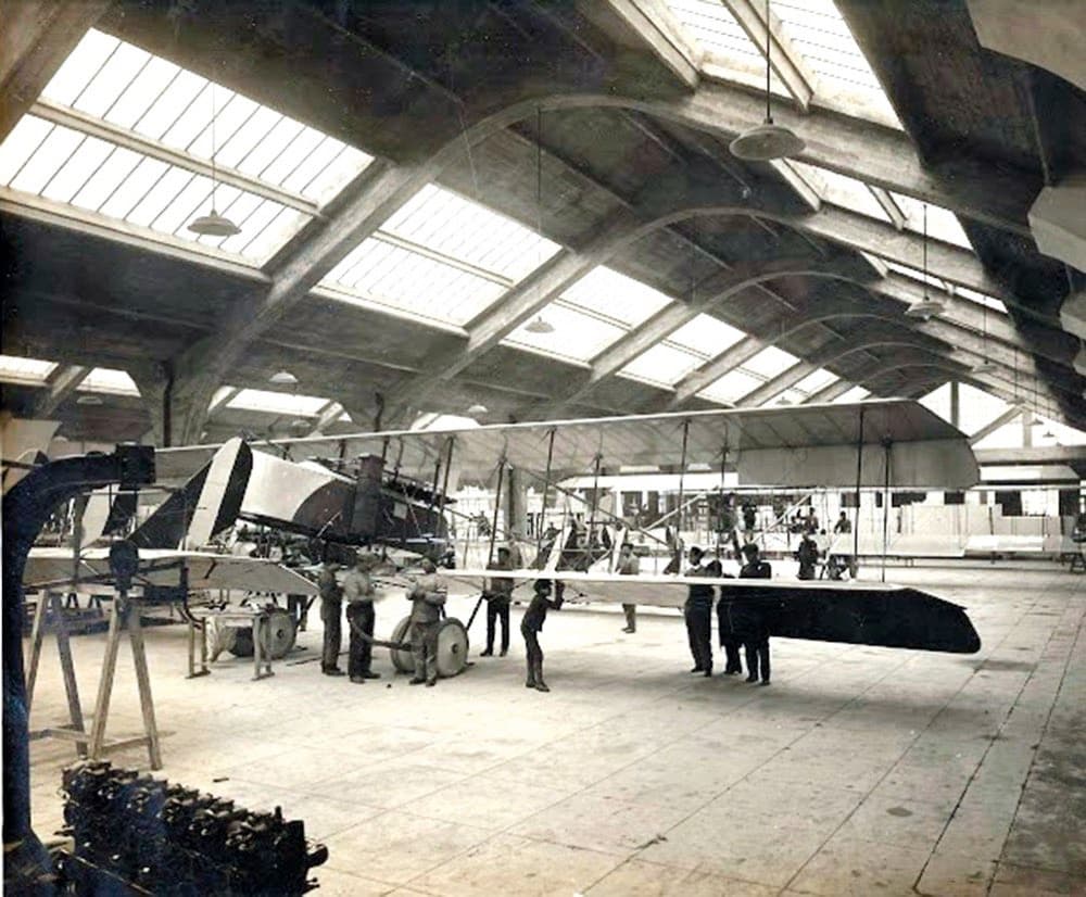 Pomilio SP.2 bis in allestimento