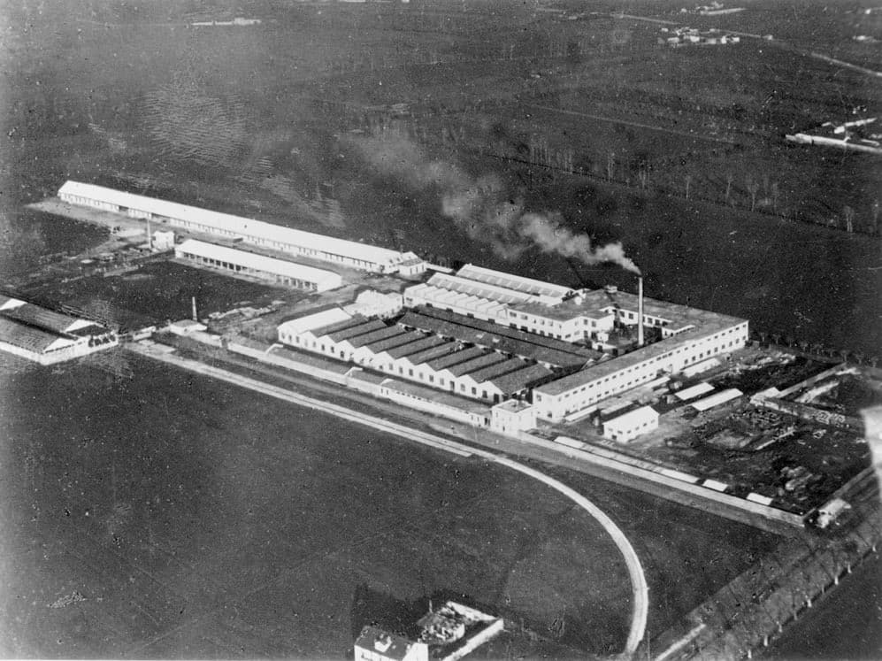 Lo stabilimento Pomilio nel 1917