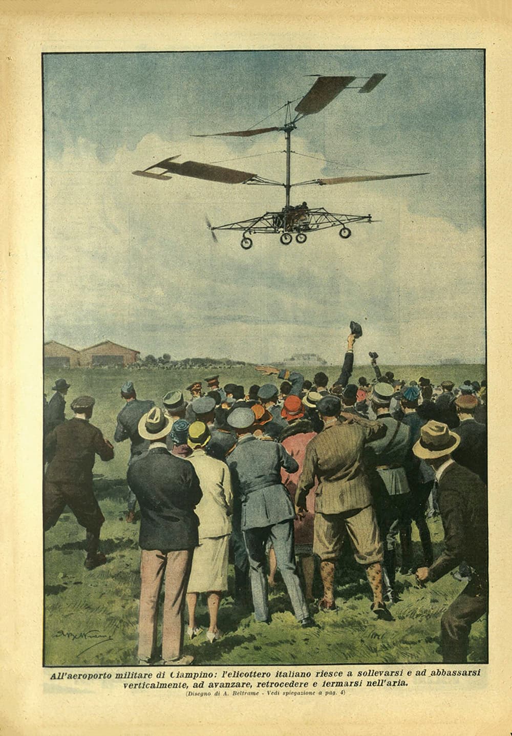 Illustrazione di Beltrame del 9 novembre 1930