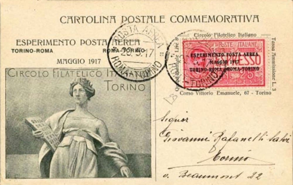 Cartolina Posta Aerea