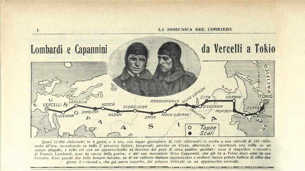 Il raid Vercelli-Tokyo