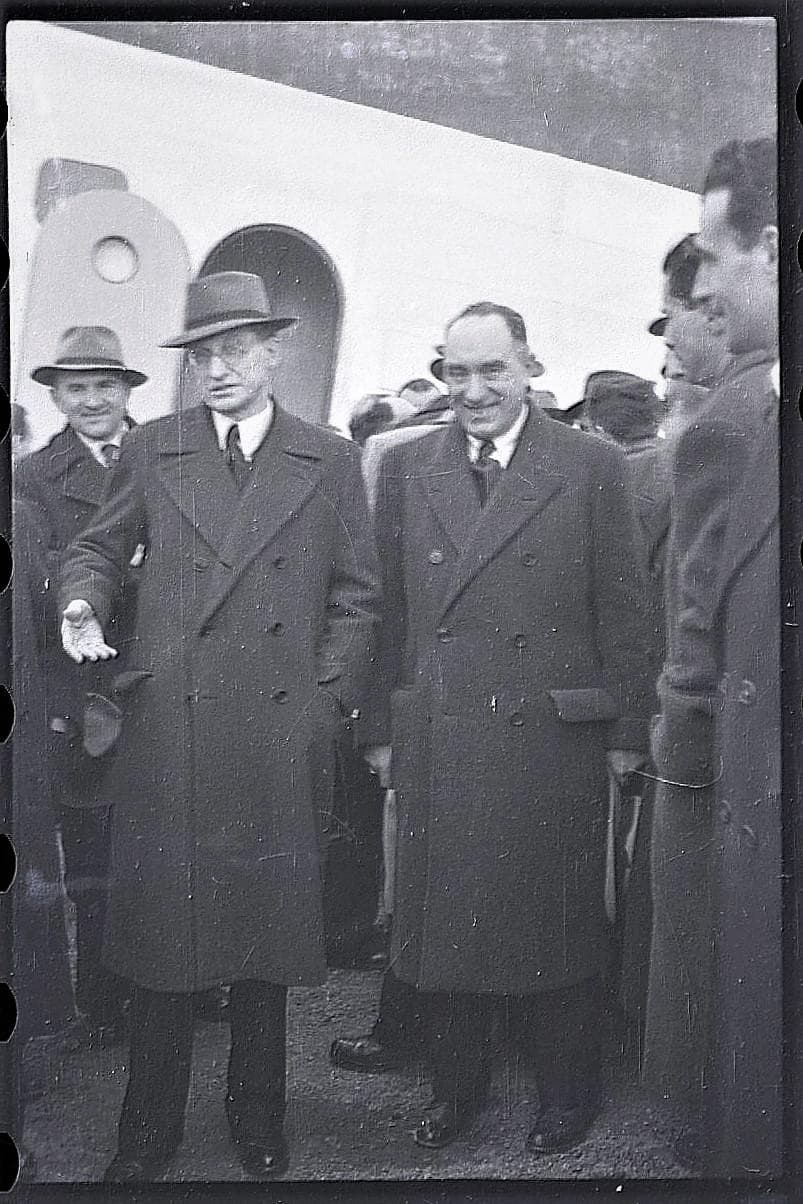 De Gasperi in visita