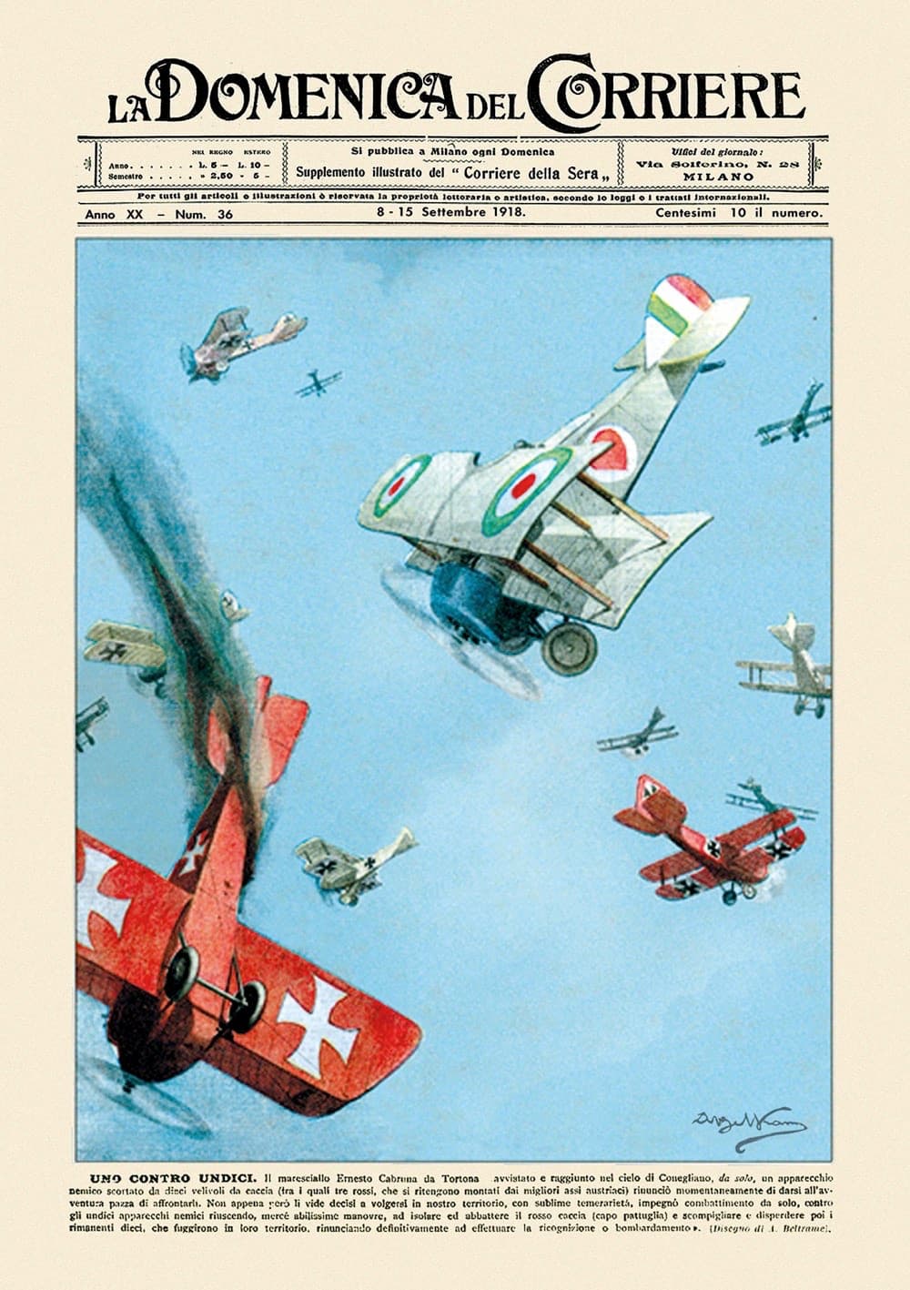 Illustrazione "1 contro 11"