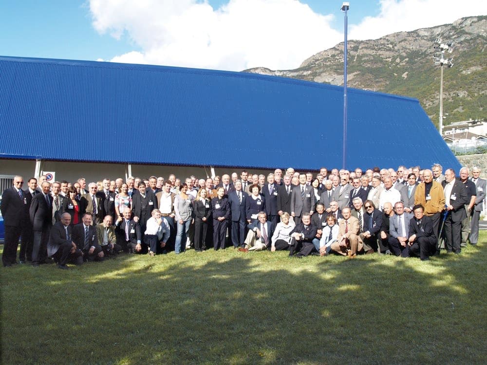 Ottobre 2008. Delegati della General Conference FAI a Saint-Vincent