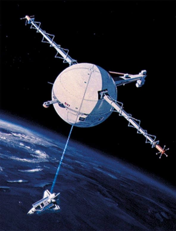 Tethered Satellite