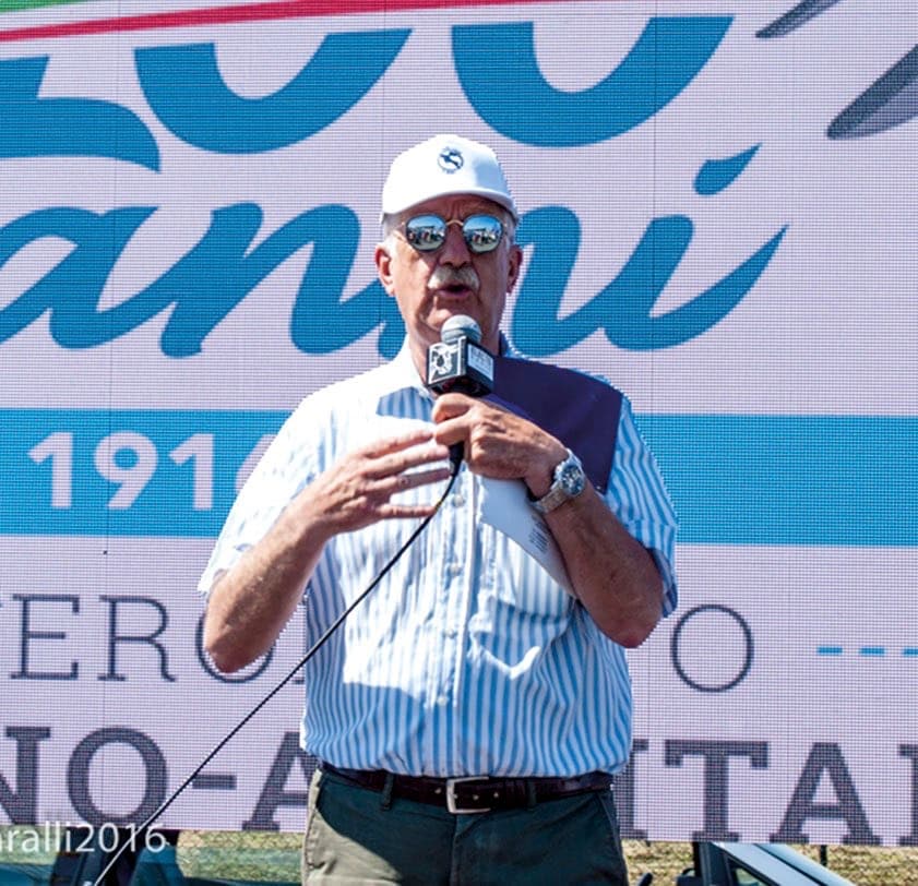 Senatore Giuseppe Leoni, presidente dell'Aero Club d'Italia