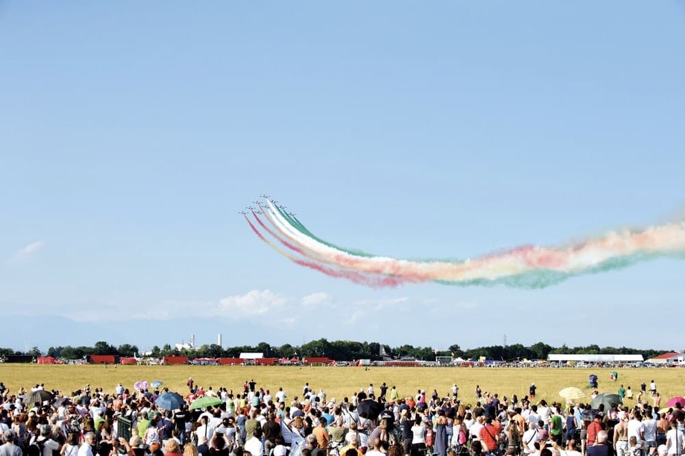 Esibizione delle Frecce Tricolori