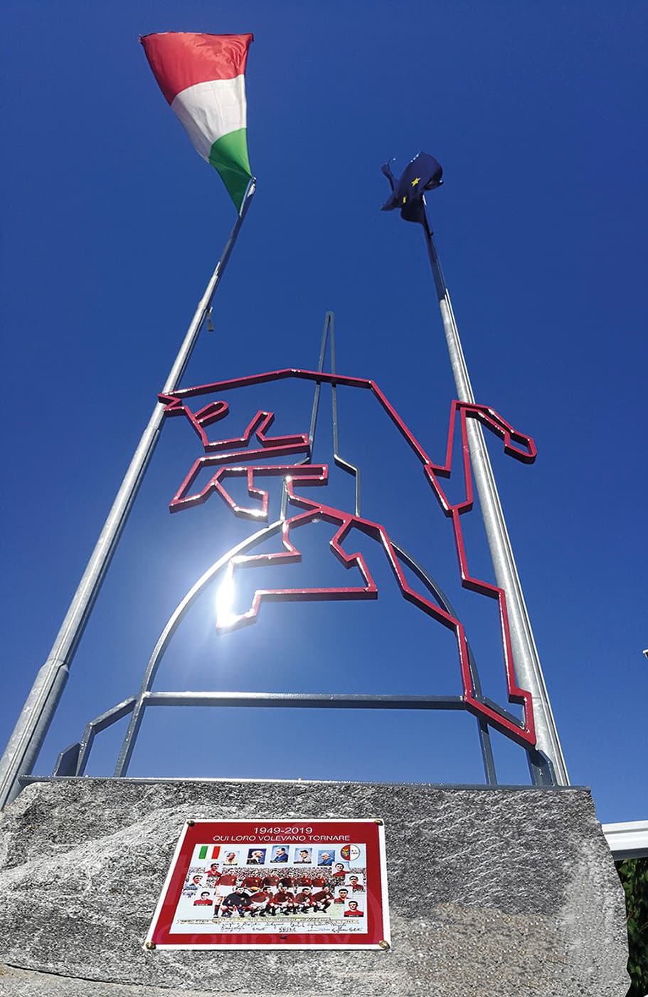 Il monumento dedicato al Grande Torino
