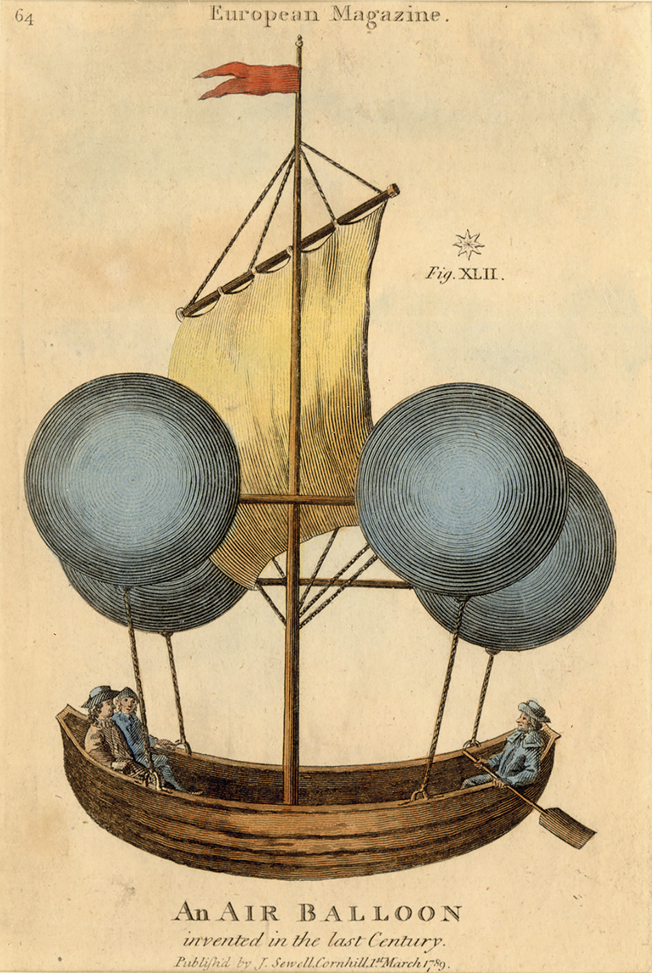 Francesco Lana, La "barca aerea"