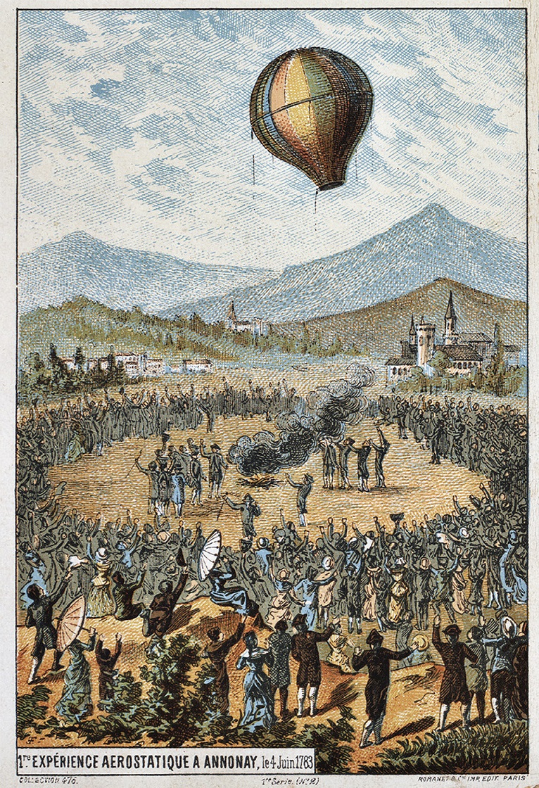 4 giugno 1783. Il primo esperimento pubblico dei fratelli Montgolfier ad Annonay