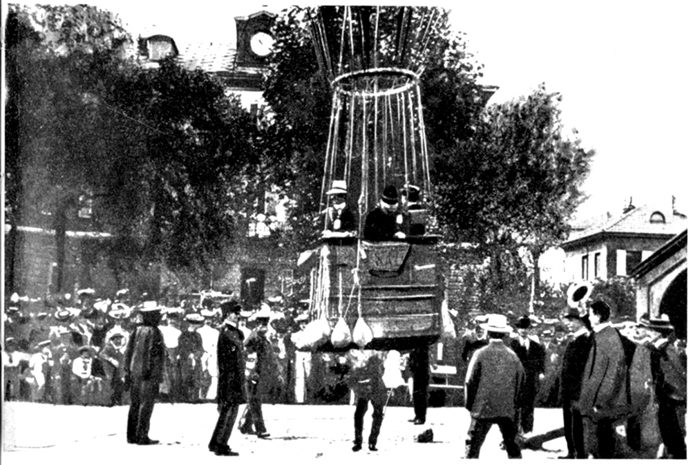 1909. Cerimonia inaugurale della costituzione della Società Aviazione Torino