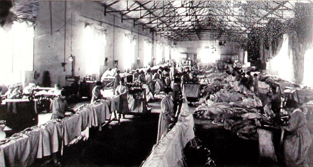 Fabbrica di tele per aeroplani