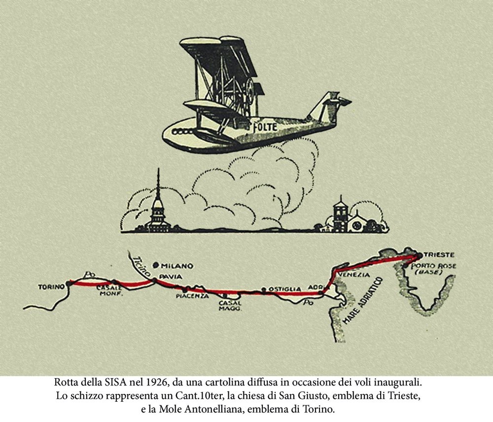 Mappa della rotta SISA