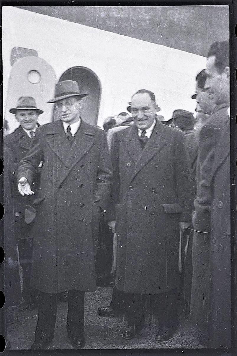 De Gasperi in visita