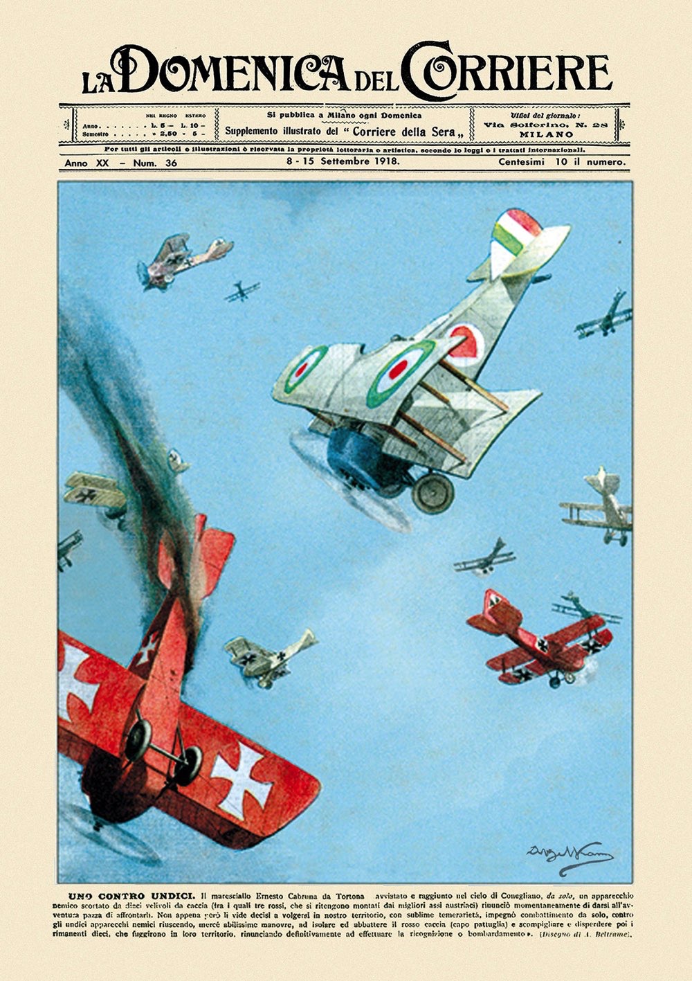 Illustrazione "1 contro 11"