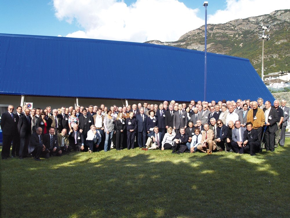 Ottobre 2008. Delegati della General Conference FAI a Saint-Vincent