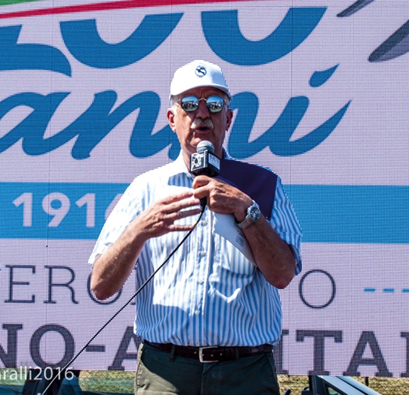 Senatore Giuseppe Leoni, presidente dell'Aero Club d'Italia