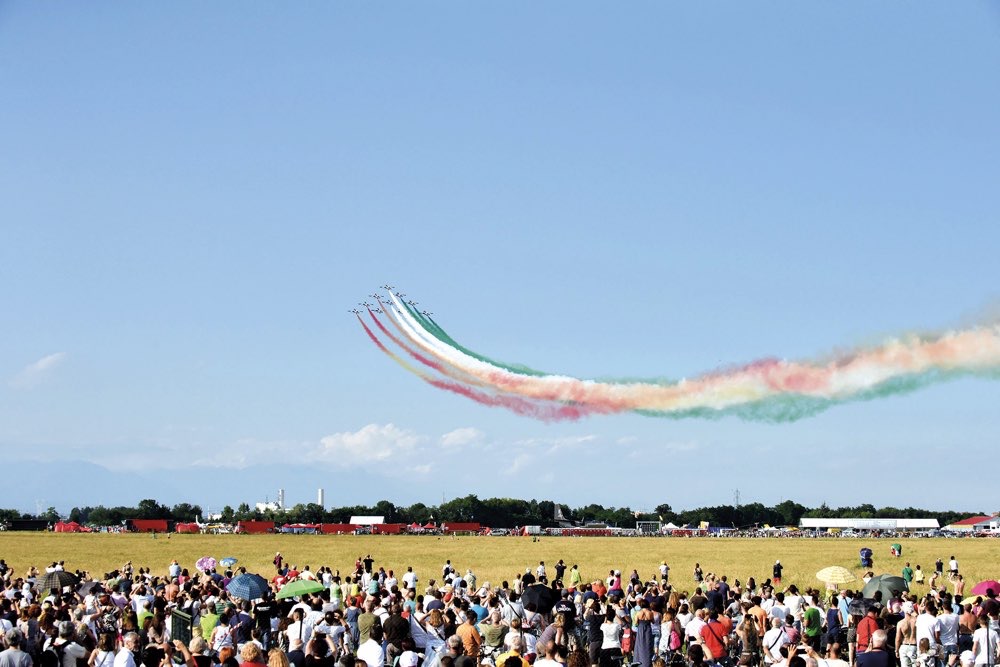 Esibizione delle Frecce Tricolori